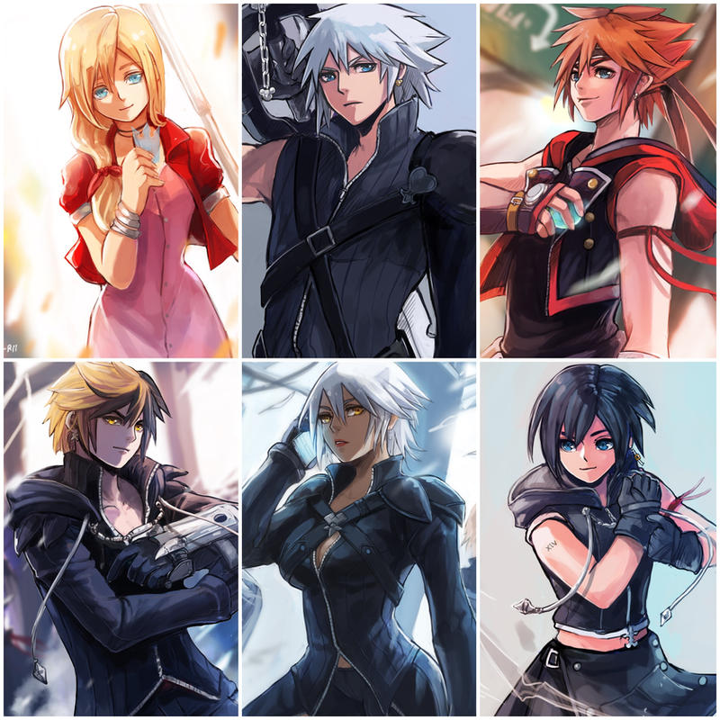 KH-FF7 MIX by Pun-Rii on DeviantArt