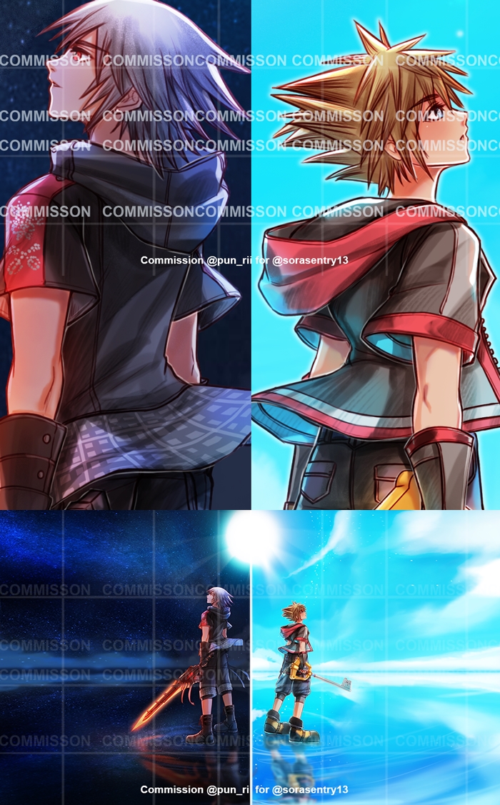 Kingdom hearts 3 remind - commission by Pun-Rii on DeviantArt