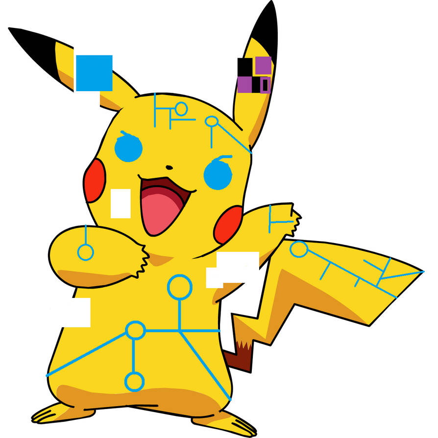 Defect Pikachu Glitch The Broken Pikachu by FNAFpootis on DeviantArt