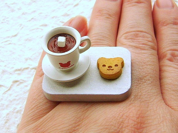 Coffee And Cookie Ring