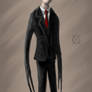 The slender man - concept ( Red tie )