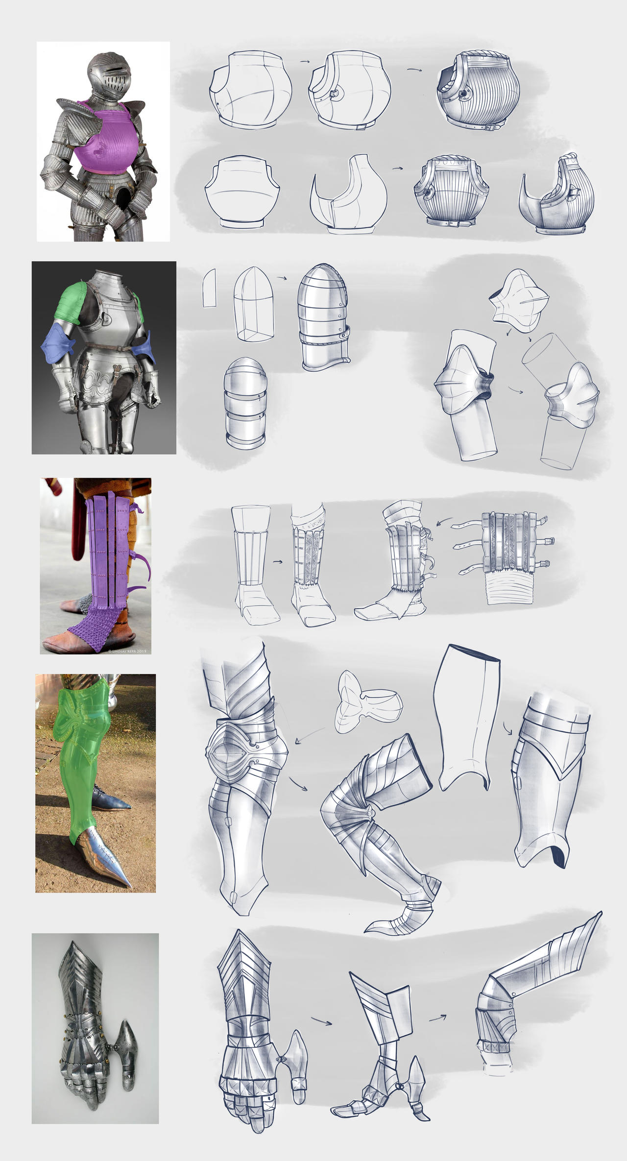 Deviantart Armor Armor study p2 by U-gene-1 on DeviantArt