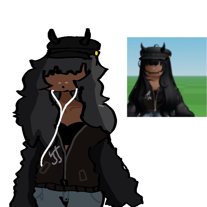 cohost! - Drew a Roblox avatar