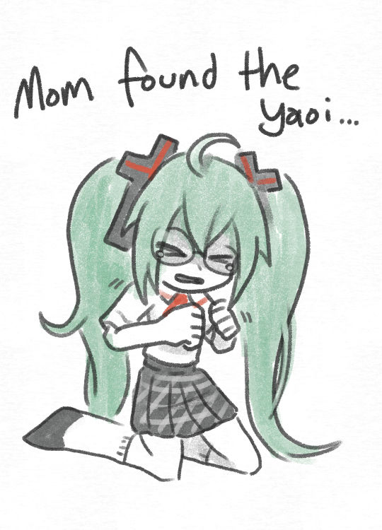 Fujoshi Miku by ectobeing on DeviantArt