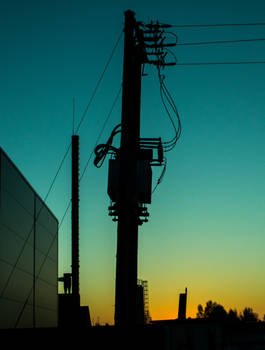 Industrial sundown