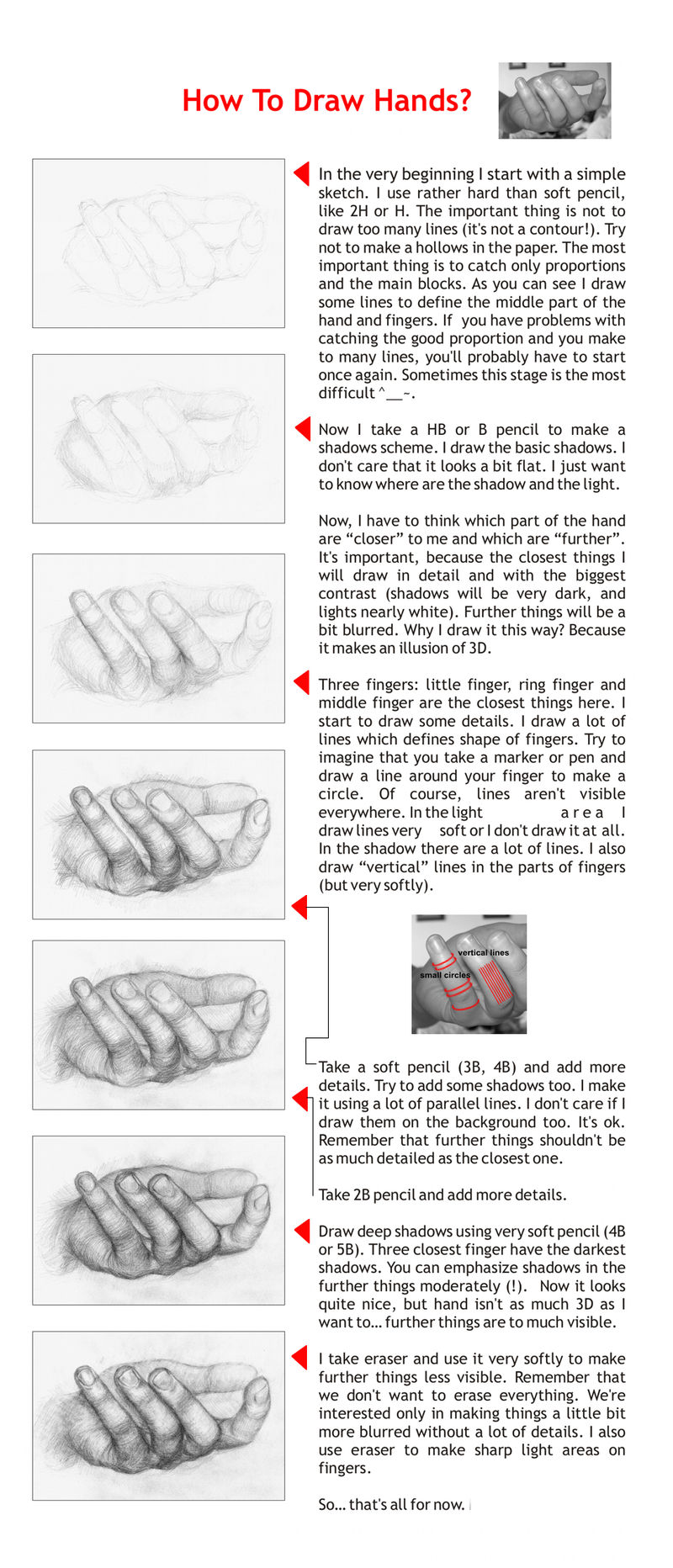 Tutorial: How To Draw Hands