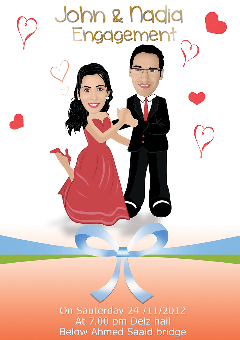 cartoon engagement cards by josephsamy on DeviantArt