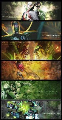 Green Lantern Motto Sig Set