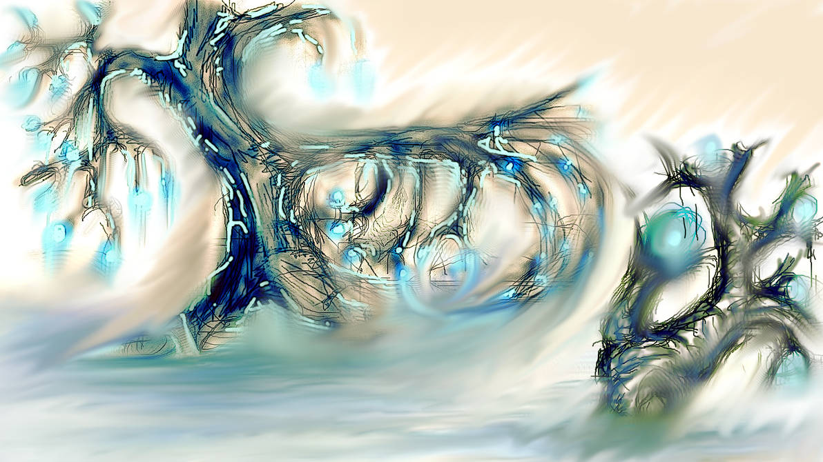 Alien Trees With Rays Of Hope by SolarNeon on DeviantArt