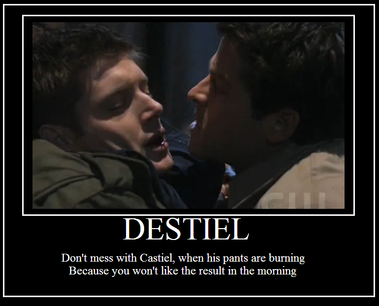 Another Destiel poster