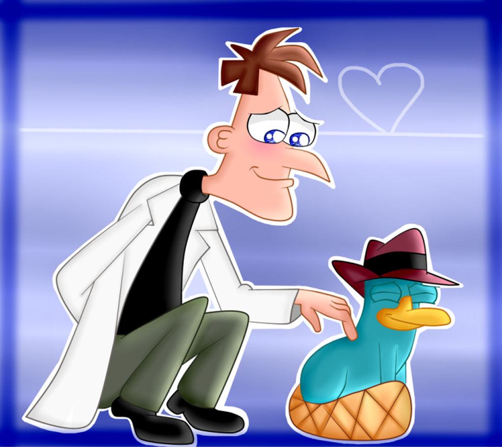 Doof's Lab Doof and Perry by Lelka-Philka on DeviantArt