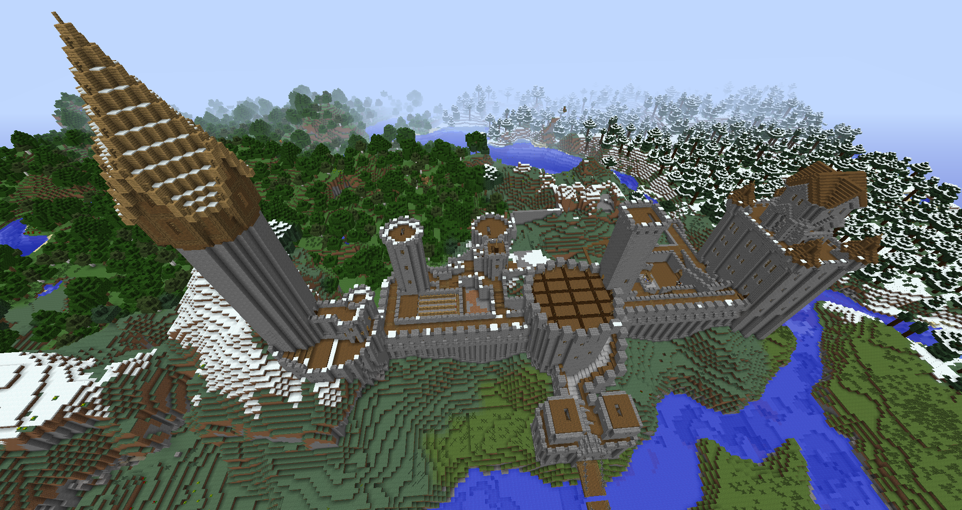 Minecraft Castle WIP By PeteriDish On DeviantArt