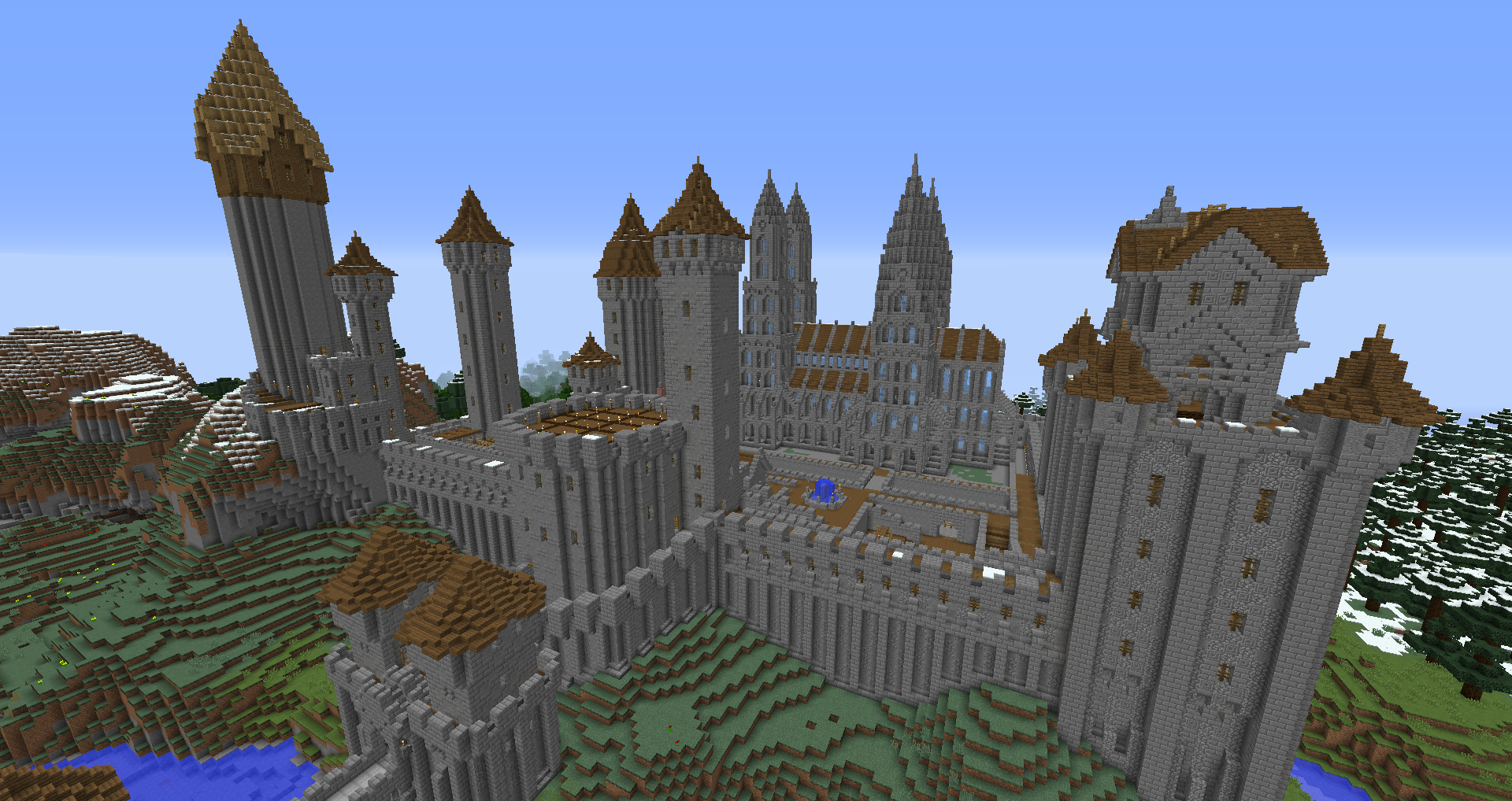 Minecraft Castle Wip 4 By Peteridish On Deviantart