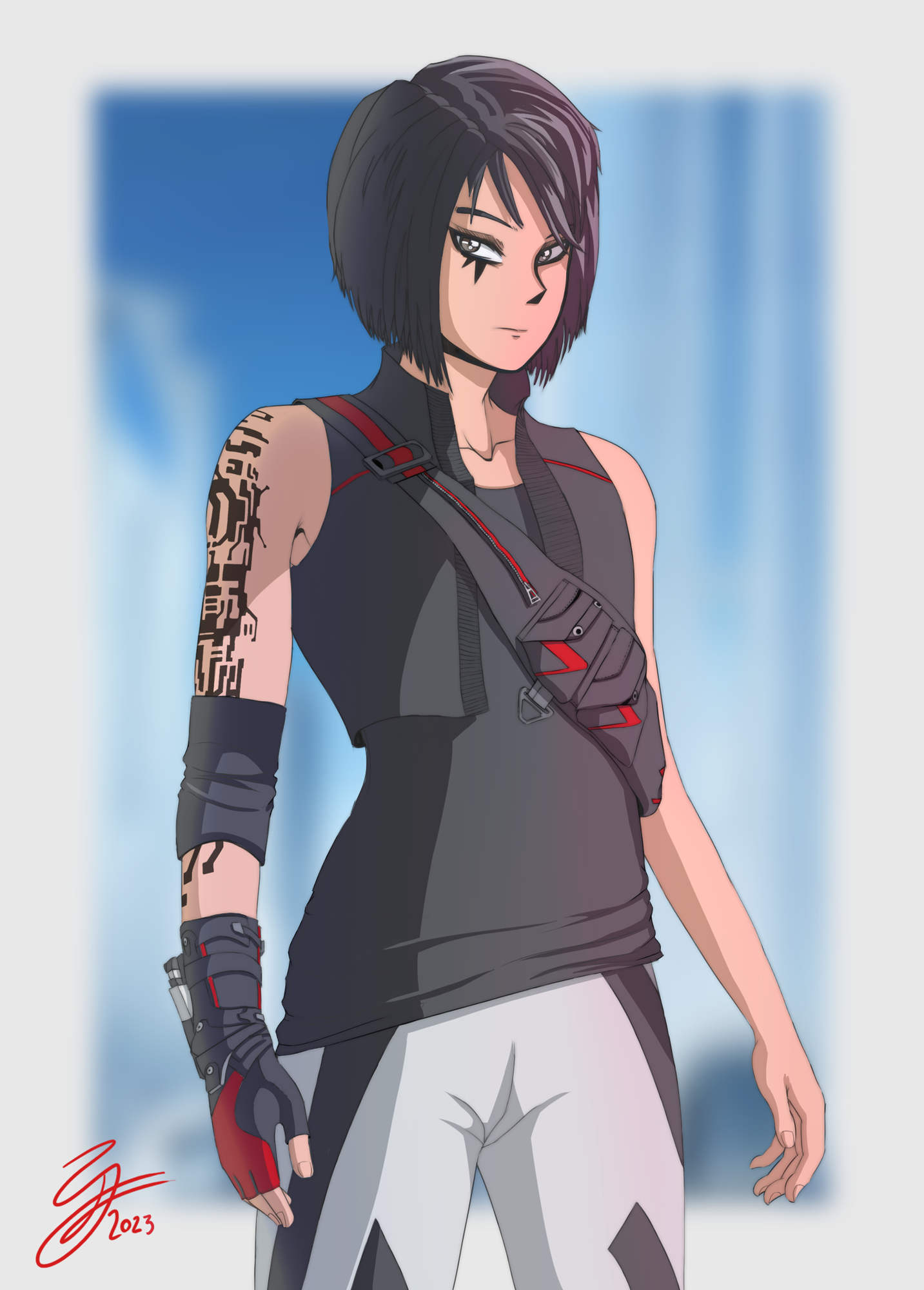 Faith Connors (Mirror's Edge Catalyst) #3 by Lunaritie on DeviantArt