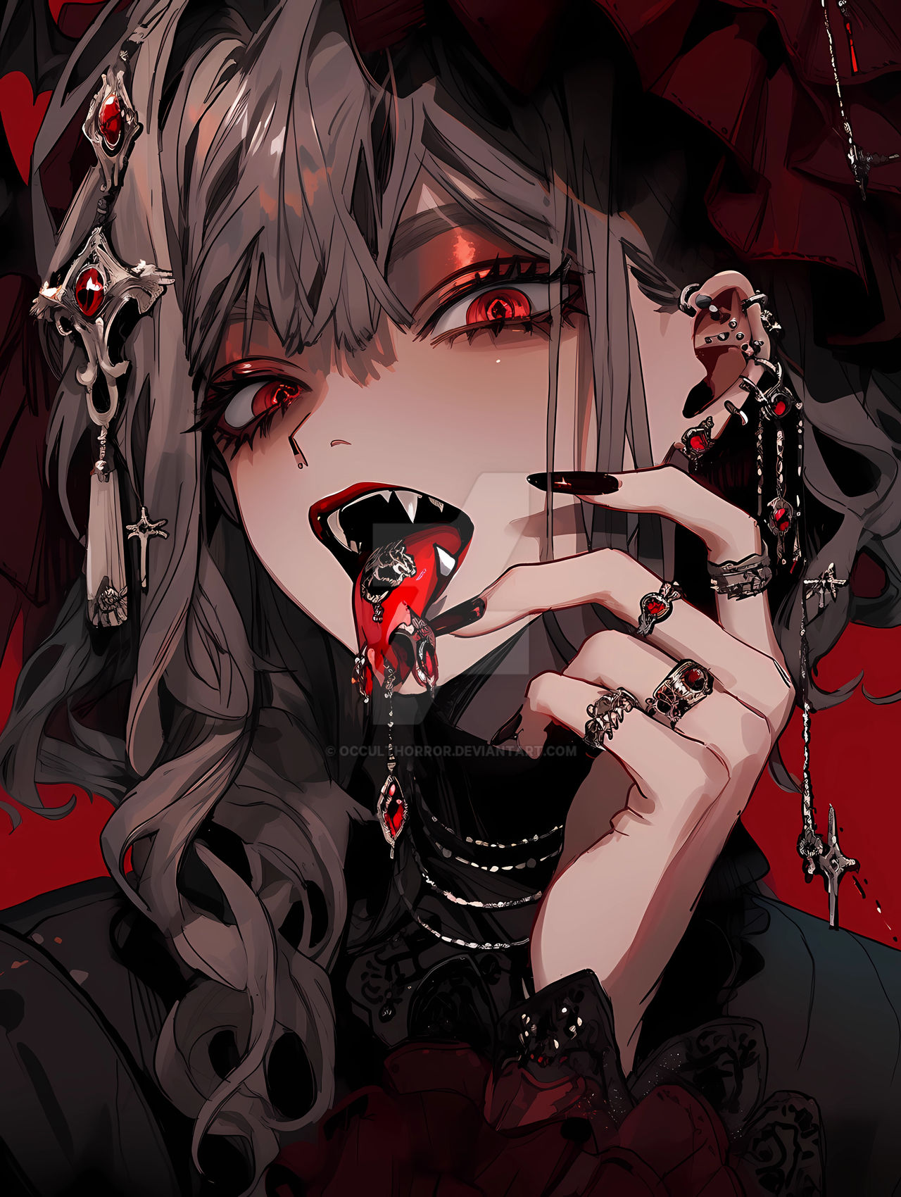 Vampire (with my Roblox avatar) by CuteFoxyGirl2992 on DeviantArt