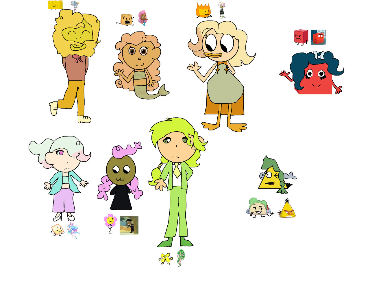 doodlesskaboodles on X: gen 3 bfdi assets are done!
