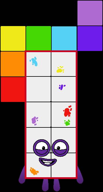 Number Lock 17 Numberblock 17 vector by pixelart1237 on DeviantArt