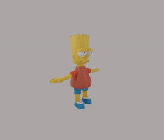 Bart Simpson 3D
