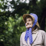 Mima in her garden