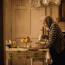Mima in her kitchen