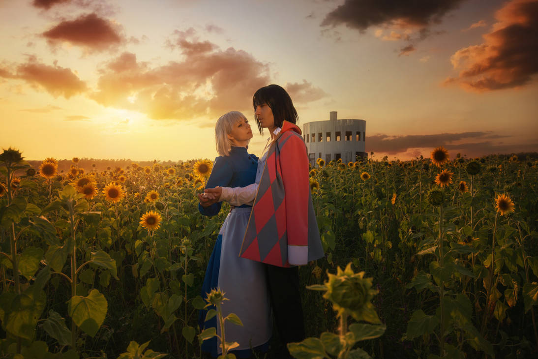 Howl's moving castle: Field of flowers by MiraMarta on DeviantArt