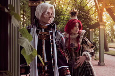 TRINITY BLOOD:  looking in one direction