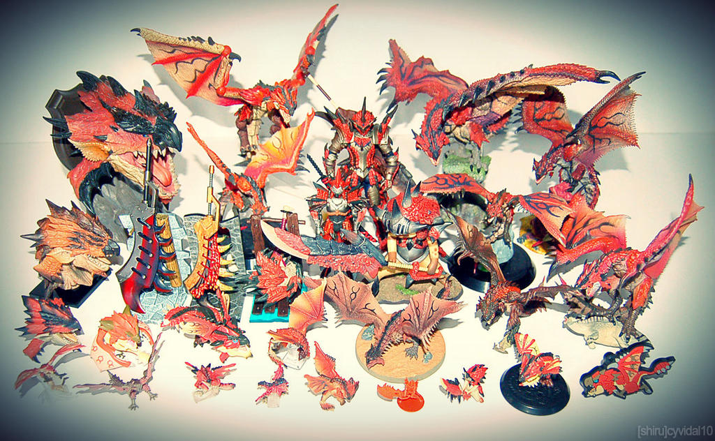 Rathalos Figure Collection by cyevidal10 on DeviantArt