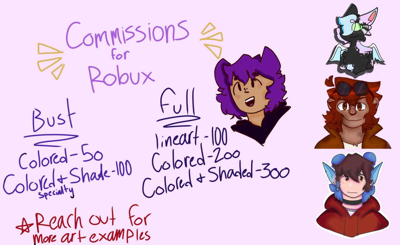 ORIGINALLY MADE FOR TWITTER] Robux Commissions - Need a 1,301 Robux [yes  that's very specific I know] for Outifts, May Take a Bit to Respond,  EXTREME DISCOUNT FROM NORMAL PRICES : r/RobloxArt
