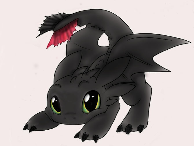 Toothless chibi by Dragonsofdarkness456 on DeviantArt