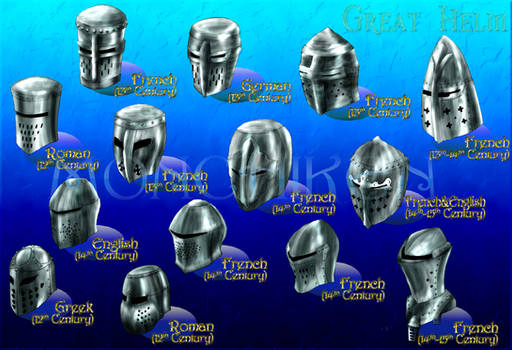 Medieval Helms 3.1 -Color