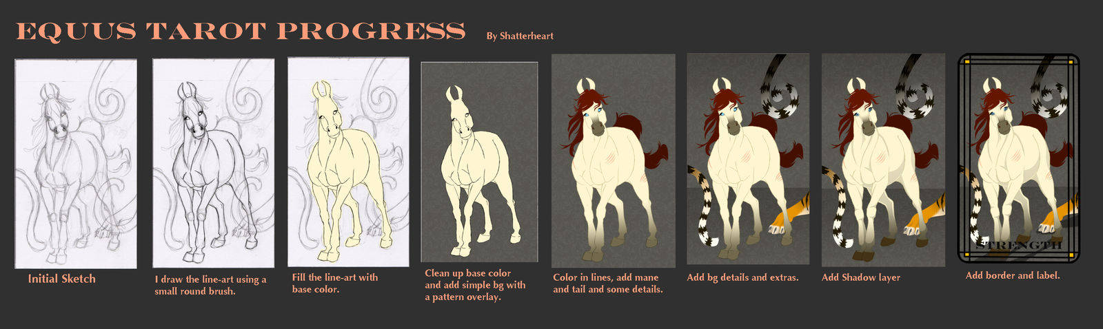 Equus Tarot Progress