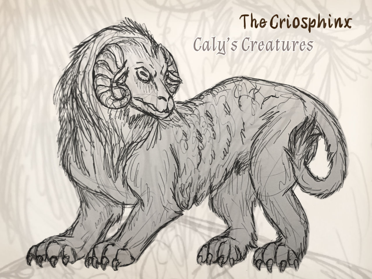 Cryosphinx Criosphinx by CalysCreatures on DeviantArt
