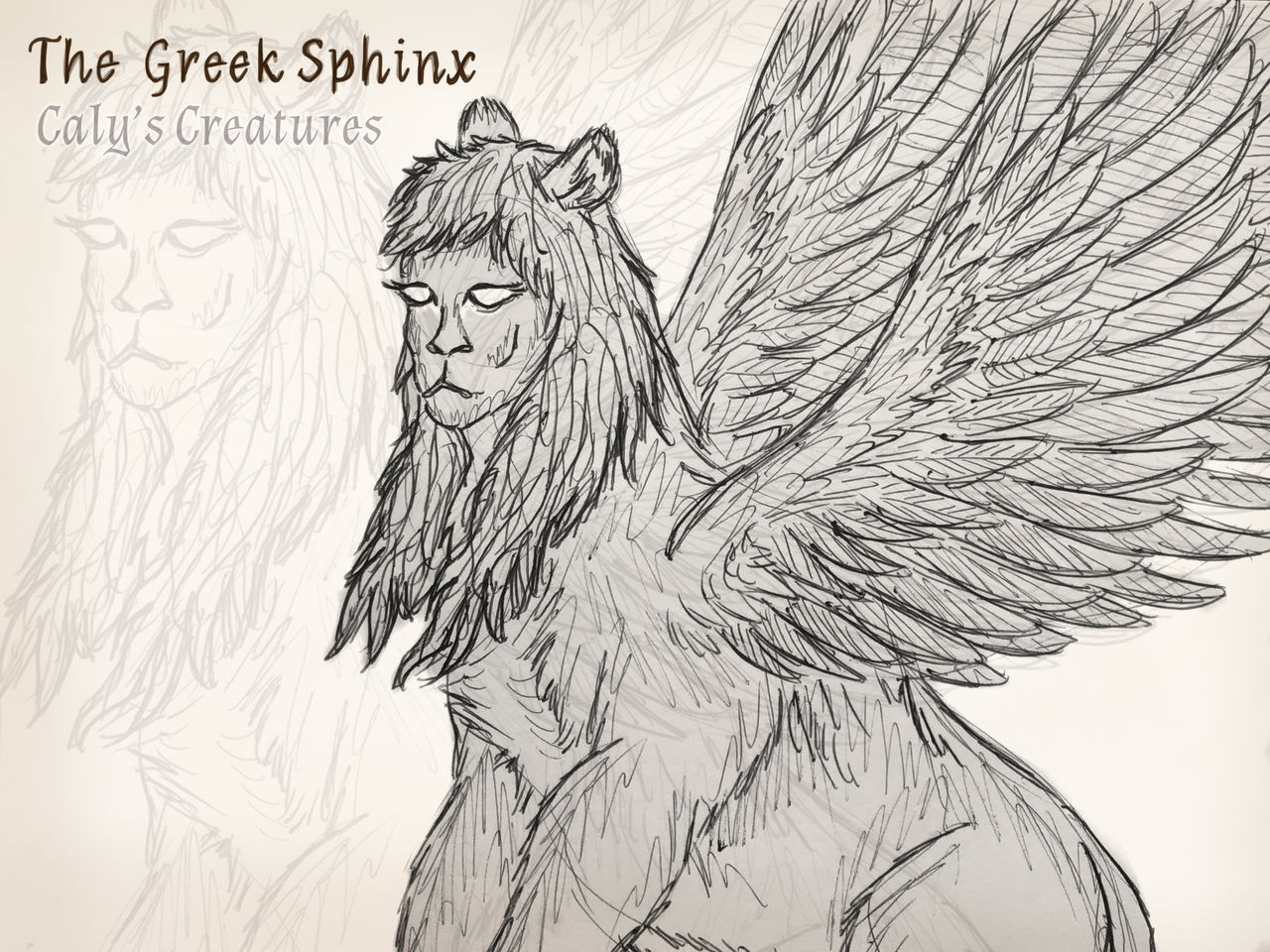 Spinx Deviantart The Greek Sphinx by CalysCreatures on DeviantArt
