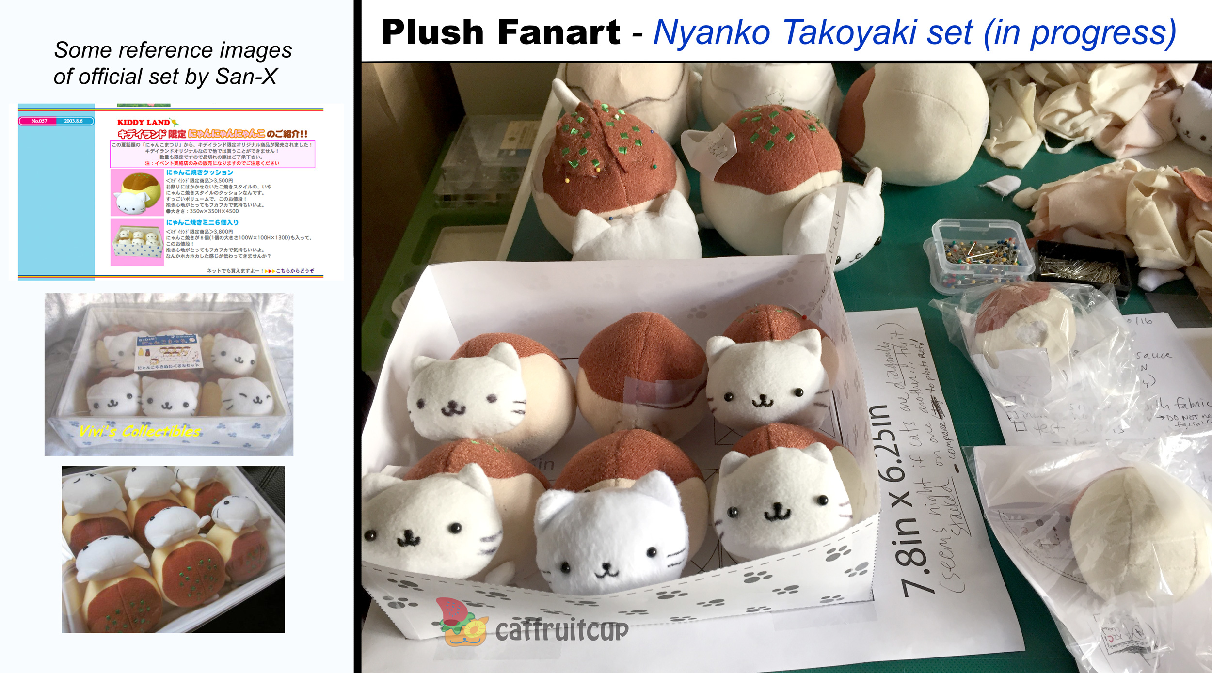 Fanart - Prototypes for Nyanko Takoyaki set