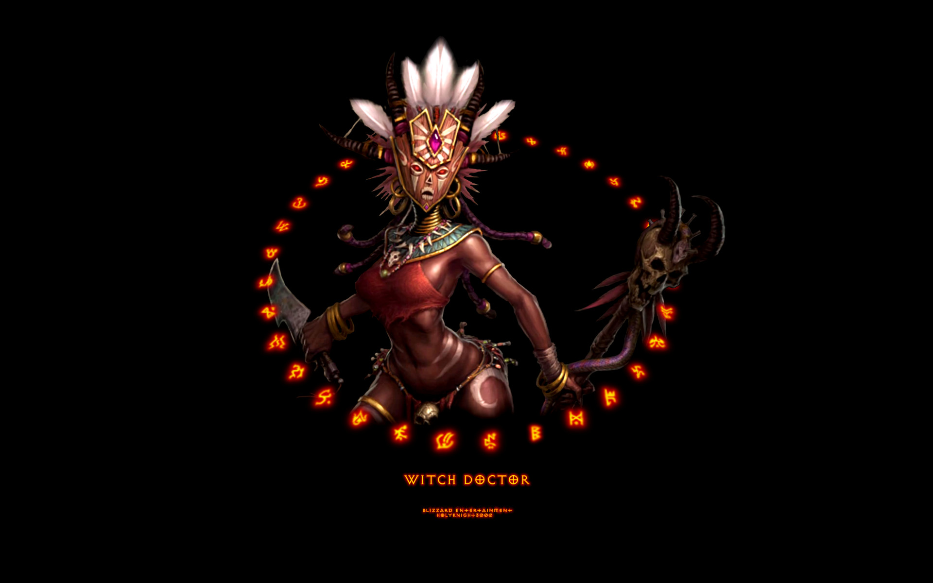 Female Witch Doctor I by Holyknight3000
