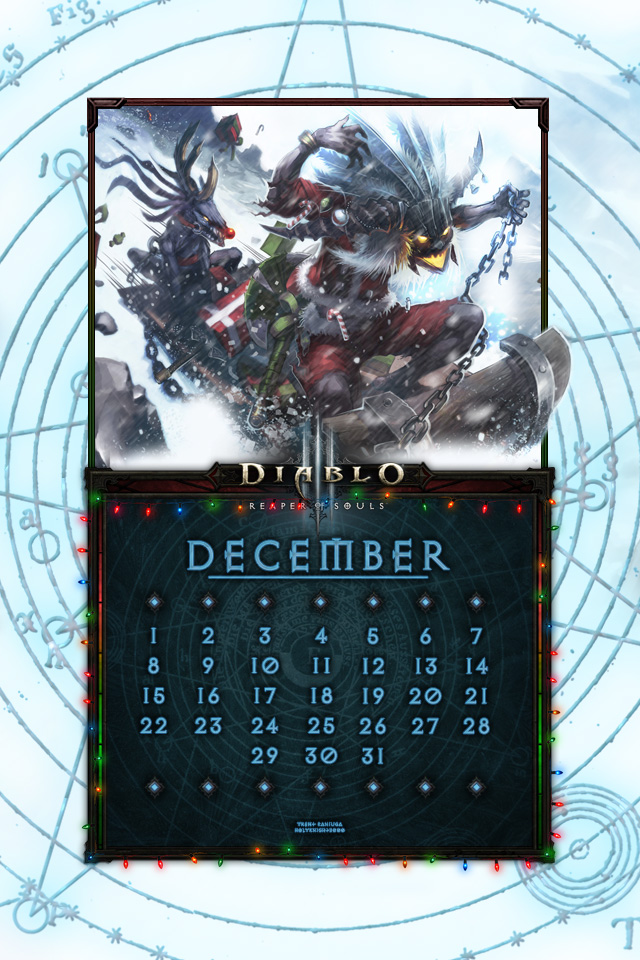 Calendar Mobile #14: Uni December