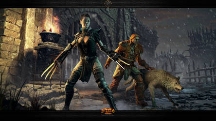 Diablo II: Resurrected - Assassin and Druid by Holyknight3000