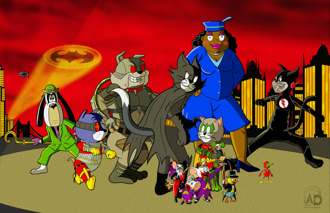New Tom Rx Dc Tom and Jerry x DC Comics by LeumasArtDesigns on DeviantArt