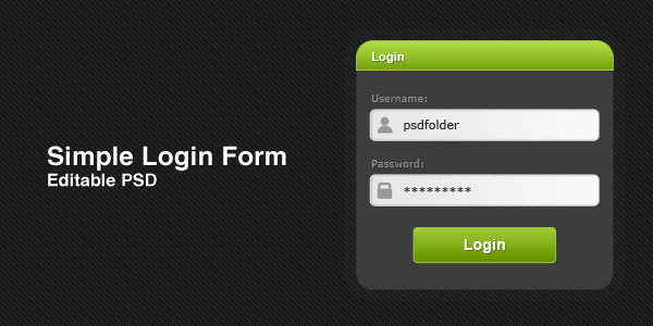 Simple Login Form By Thearslan On DeviantArt
