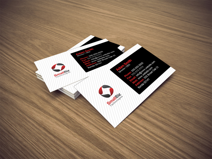 Free Clean Business Card Design by thearslan