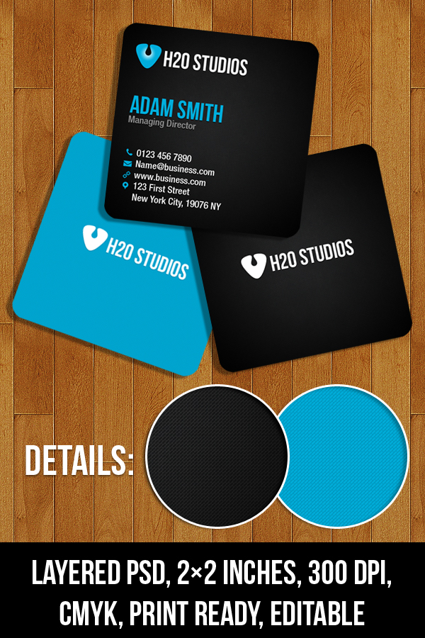 Free PSD: Mini Business Cards