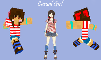 herobrine girl kawaii