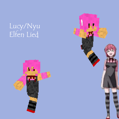 Lucy Nyu Elfen Lied Minecraft