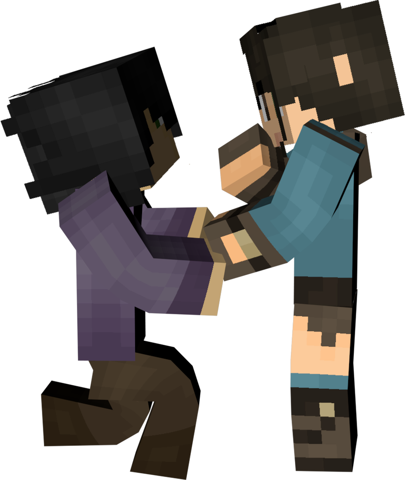 Minecraft Couple Render by Amayanina on DeviantArt