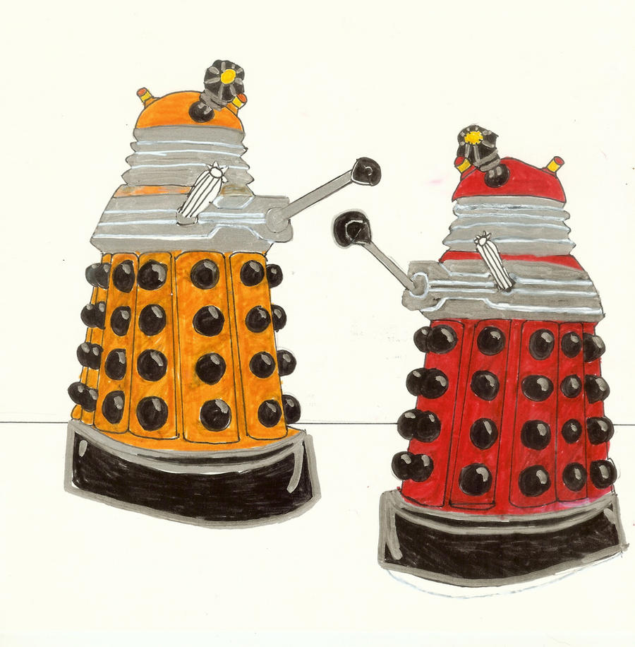 Progenitor Daleks, Colored