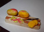 Miniature Mango Peeling by sonickingscrewdriver