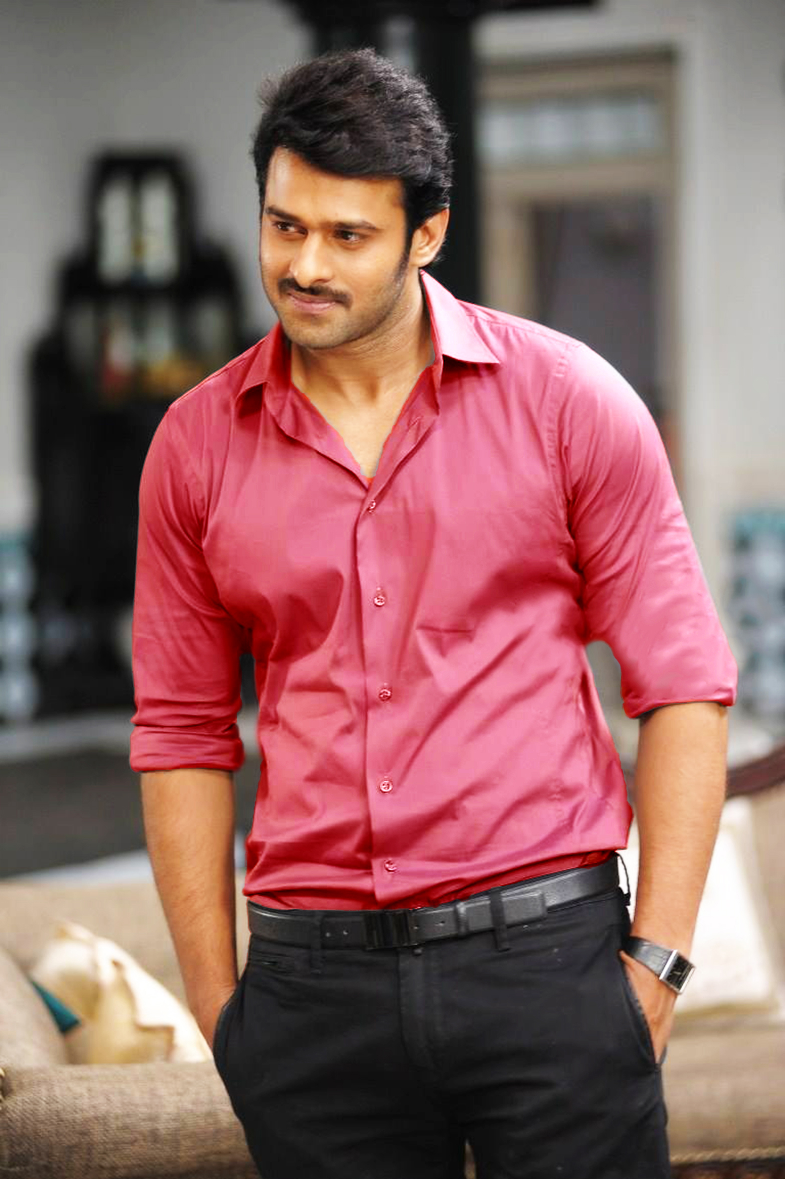 Prabhas Mirchi In Red Shirt Look by Sumanth0019 on DeviantArt