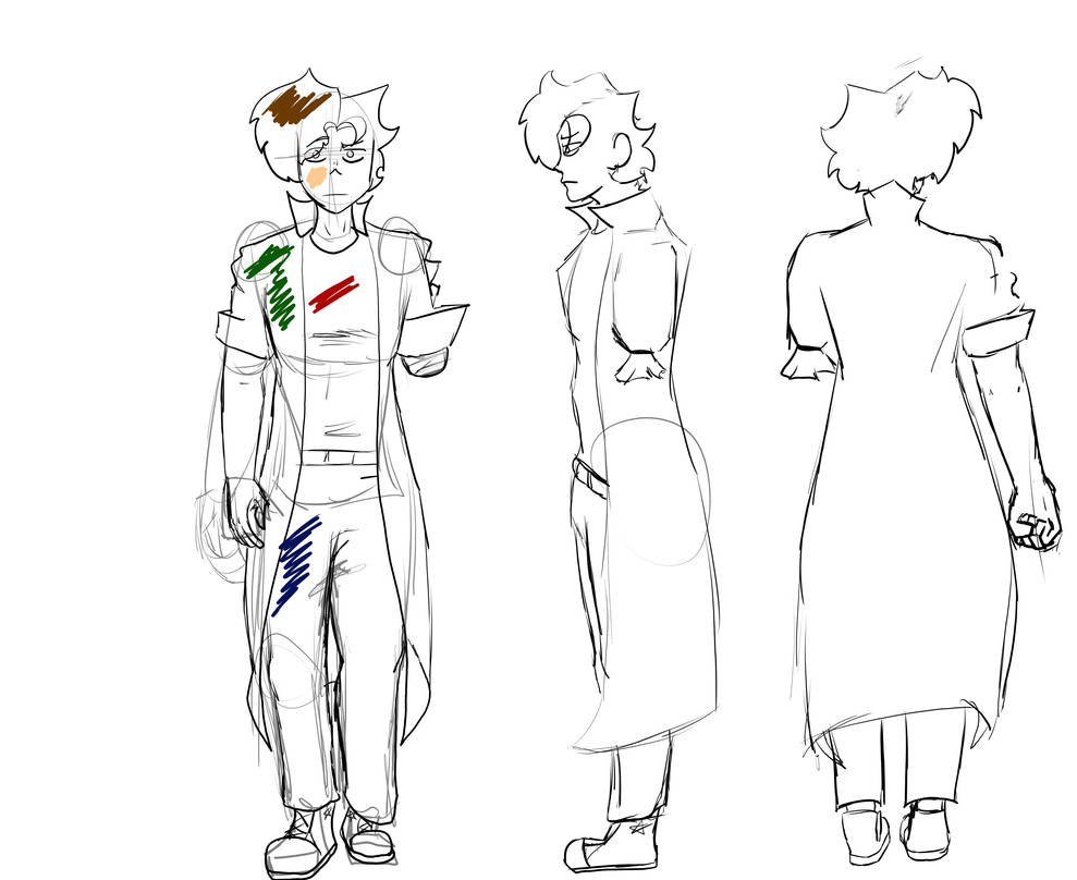 Reference little sheet by Stinky50317 on DeviantArt