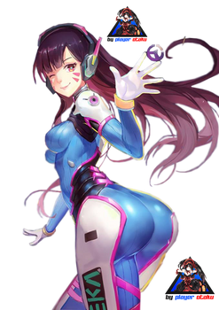 Overwatch Sexy D.VA HD Render