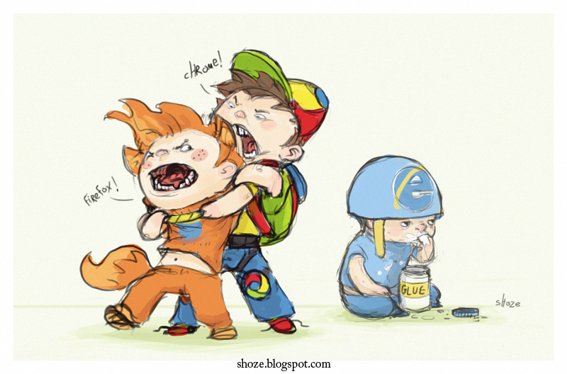 browser wars by shoze